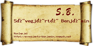 Sövegjártó Benjámin névjegykártya